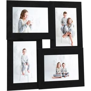 vidaXL 4x10x15 cm Collage Photo Frame Black MDF vidaXL 4x10x15 cm Collage Photo Frame Black MDF