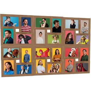 vidaXL Picture Frame for 24x10x15 cm Photos Light Brown MDF - Picture Frame vidaXL Picture Frame for 24x10x15 cm Photos Light Brown MDF - Picture Frame