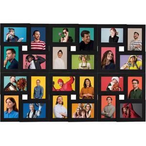 vidaXL Collage Photo Frame for 24x(13x18 cm) Pictures - Black MDF vidaXL Collage Photo Frame for 24x(13x18 cm) Pictures - Black MDF