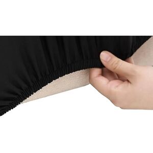 vidaXL Black Polyester Jersey Sofa Cover - Sofa Cover vidaXL Black Polyester Jersey Sofa Cover - Sofa Cover