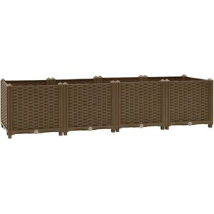 vidaXL Raised Bed Polypropylene Garden Planter - Raised Bed Garden Planter vidaXL Raised Bed Polypropylene Garden Planter - Raised Bed Garden Planter