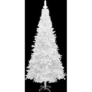 vidaXL White 240cm Pre-lit Artificial Christmas Tree with Balls vidaXL White 240cm Pre-lit Artificial Christmas Tree with Balls