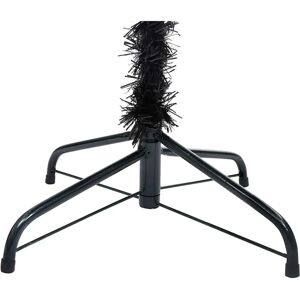 vidaXL Black Artificial Pre-lit Christmas Tree - Christmas Tree, 240 cm, PVC vidaXL Black Artificial Pre-lit Christmas Tree - Christmas Tree, 240 cm, PVC