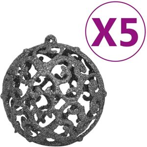 vidaXL White Pre-lit Christmas Tree with Balls - Christmas Tree vidaXL White Pre-lit Christmas Tree with Balls - Christmas Tree