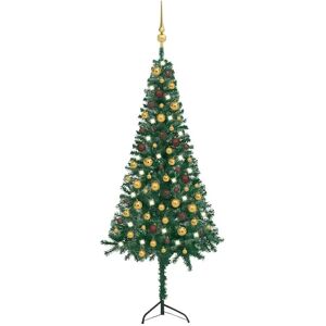 VIDAXL Kunstig hjørnejuletre med LED-lys - 150cm VIDAXL Kunstig hjørnejuletre med LED-lys - 150cm