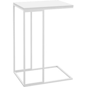 vidaXL 336131 Weiße C-förmige Tischplatte aus Verbundholz - Beistelltisch vidaXL 336131 Weiße C-förmige Tischplatte aus Verbundholz - Beistelltisch