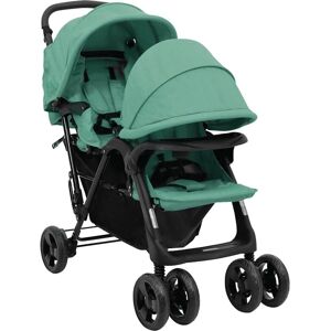 vidaXL Zwillingswagen Stahl - Tandem Kinderwagen vidaXL Zwillingswagen Stahl - Tandem Kinderwagen