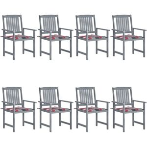 Scaun de Exterior VidaXL - Lemn de Acacia, Finisaj Gri - Mobilier pentru Exterior Scaun de Exterior VidaXL - Lemn de Acacia, Finisaj Gri - Mobilier pentru Exterior