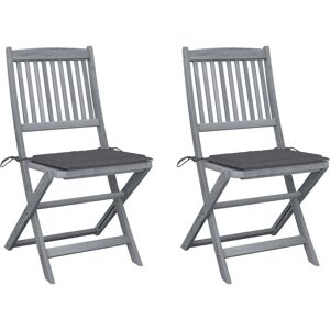 VidaXL Gartenset Klappstühle aus Akazienholz VidaXL Gartenset Klappstühle aus Akazienholz