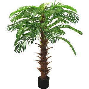 vidaXL Artificial Cycas Palm with Pot - Indoor Faux Plant vidaXL Artificial Cycas Palm with Pot - Indoor Faux Plant
