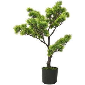 vidaXL Artificial Pinus Bonsai - 60 cm Green Indoor Decor vidaXL Artificial Pinus Bonsai - 60 cm Green Indoor Decor