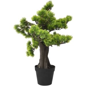 vidaXL Artificial Bonsai Pinus with Pot 60 cm Green vidaXL Artificial Bonsai Pinus with Pot 60 cm Green
