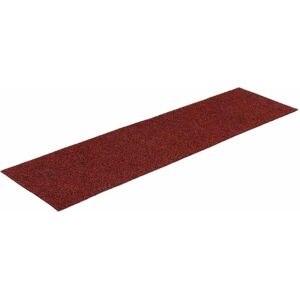 vidaXL 15x Self-adhesive Stair Mats Red - Stair Protector Rug vidaXL 15x Self-adhesive Stair Mats Red - Stair Protector Rug