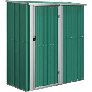 vidaXL Garden Shed 180.5x97x209.5 cm Galvanised Steel - 150903 vidaXL Garden Shed 180.5x97x209.5 cm Galvanised Steel - 150903
