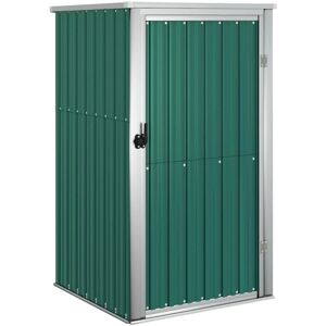 vidaXL Garden Tool Shed Green 88x89x161 cm Galvanised Steel - Garden Tool Shed vidaXL Garden Tool Shed Green 88x89x161 cm Galvanised Steel - Garden Tool Shed