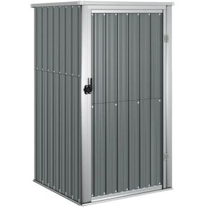vidaXL Garden Tool Shed Galvanized Steel 88x89x161 cm vidaXL Garden Tool Shed Galvanized Steel 88x89x161 cm