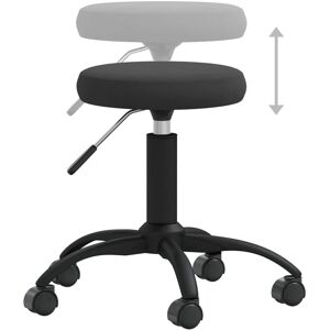 VidaXL Office Chair Black Velvet - Office, Swivel, Adjustable Height VidaXL Office Chair Black Velvet - Office, Swivel, Adjustable Height