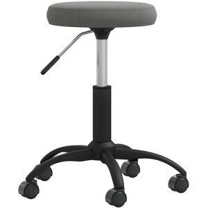 vidaXL Office Swivel Chair Dark Grey Velvet - Office Chair vidaXL Office Swivel Chair Dark Grey Velvet - Office Chair