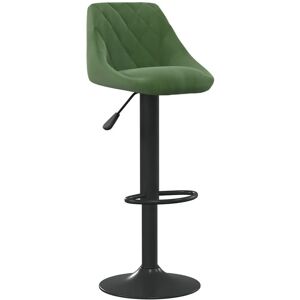 VidaXL 335341 Tabouret de bar en velours vert foncé - Tabouret de bar - Publicité VidaXL 335341 Tabouret de bar en velours vert foncé - Tabouret de bar - Publicité