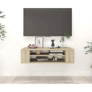 vidaXL Sonoma Oak Wall-mounted TV Cabinet - 100x30x26.5 cm vidaXL Sonoma Oak Wall-mounted TV Cabinet - 100x30x26.5 cm