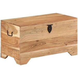 vidaXL Cofre de almacenamiento de acacia - Banco de entrada de madera vidaXL Cofre de almacenamiento de acacia - Banco de entrada de madera