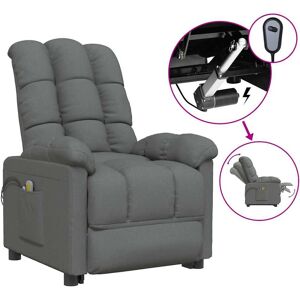 VidaXL Fauteuil de massage électrique - Gris - Publicité VidaXL Fauteuil de massage électrique - Gris - Publicité