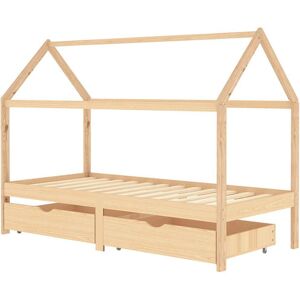 vidaXL Kinderbett mit Schubladen - Holzbett für Kinder vidaXL Kinderbett mit Schubladen - Holzbett für Kinder