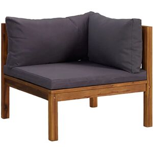 VidaXL 982071 Hagenklesett - Akasjetræ, Polyesterputer VidaXL 982071 Hagenklesett - Akasjetræ, Polyesterputer