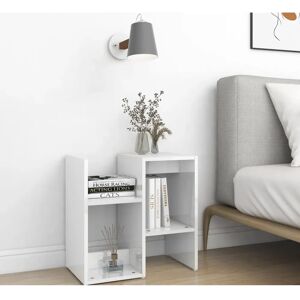 vidaXL White High-Gloss Bedside Table 50x30x51.5 cm vidaXL White High-Gloss Bedside Table 50x30x51.5 cm