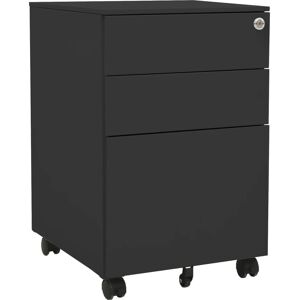 vidaXL Mobile File Cabinet Anthracite Steel Office Storage Filing Cabinet - File Cabinet vidaXL Mobile File Cabinet Anthracite Steel Office Storage Filing Cabinet - File Cabinet