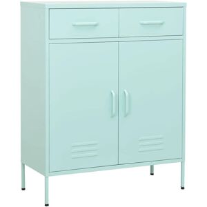 vidaXL Storage Cabinet Mint Steel - Storage Cabinet vidaXL Storage Cabinet Mint Steel - Storage Cabinet