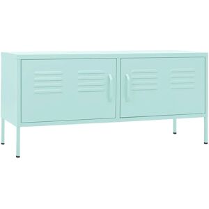 vidaXL Mint Steel TV Cabinet - Media Unit & Media Storage vidaXL Mint Steel TV Cabinet - Media Unit & Media Storage