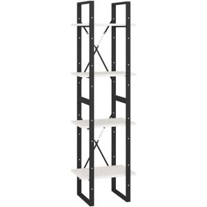 vidaXL Hvid 4-etagers fyrretræsbogreol - Bogreol vidaXL Hvid 4-etagers fyrretræsbogreol - Bogreol