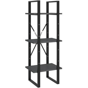 vidaXL 806494 Grauer Kiefernregal 3-stufig - Bücherregal vidaXL 806494 Grauer Kiefernregal 3-stufig - Bücherregal
