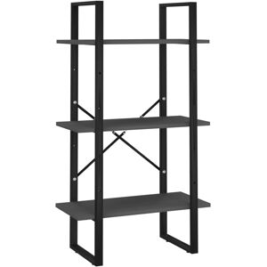 vidaXL Grey Storage Shelf Engineered Wood - Storage Shelf vidaXL Grey Storage Shelf Engineered Wood - Storage Shelf