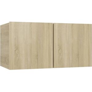 vidaXL 3079031 Sonoma Oak TV Cabinet - Modern Wall-Mounted Entertainment Center vidaXL 3079031 Sonoma Oak TV Cabinet - Modern Wall-Mounted Entertainment Center