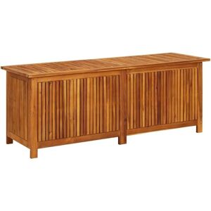 vidaXL Patio Storage Box 150x50x58 cm Solid Acacia Wood vidaXL Patio Storage Box 150x50x58 cm Solid Acacia Wood