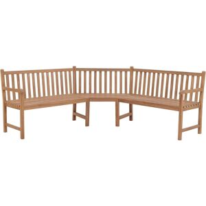 vidaXL Solid Teak Wood Garden Corner Bench Outdoor Patio Wooden Seating Bench vidaXL Solid Teak Wood Garden Corner Bench Outdoor Patio Wooden Seating Bench