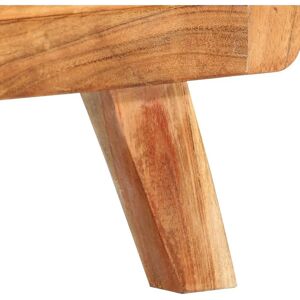 vidaXL Brown Solid Wood Acacia TV Cabinet - TV cabinet vidaXL Brown Solid Wood Acacia TV Cabinet - TV cabinet