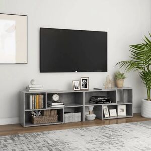 vidaXL 808363 Concrete Grey Engineered Wood TV Cabinet - Modern Storage Solution vidaXL 808363 Concrete Grey Engineered Wood TV Cabinet - Modern Storage Solution