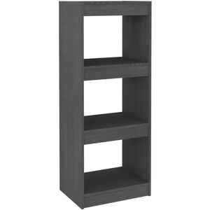 vidaXL 808140 Grauer Bücherregal - Raumteiler / Bücherregal - Wohnzimmeraufbewahrung vidaXL 808140 Grauer Bücherregal - Raumteiler / Bücherregal - Wohnzimmeraufbewahrung