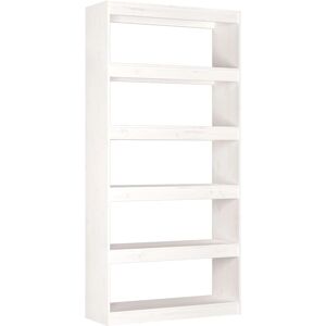vidaXL 808204 Weiße Kiefernbücherschrank - Wohnzimmeraufbewahrung vidaXL 808204 Weiße Kiefernbücherschrank - Wohnzimmeraufbewahrung