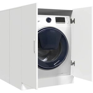 vidaXL White Washing Machine Cabinet - Bathroom Storage Rack vidaXL White Washing Machine Cabinet - Bathroom Storage Rack
