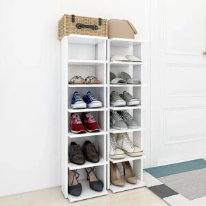 vidaXL 2x Shoe Cabinets White - Shoe Storage - Household Furniture vidaXL 2x Shoe Cabinets White - Shoe Storage - Household Furniture