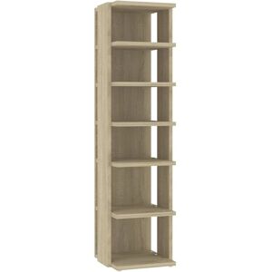 vidaXL Sonoma Oak Shoe Cabinet - Durable, Compact Storage vidaXL Sonoma Oak Shoe Cabinet - Durable, Compact Storage