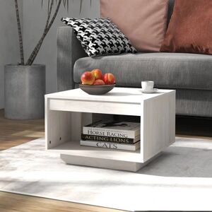 vidaXL Couchtisch aus massivem Kiefernholz Weiß Wohnzimmer Couch Beistelltisch - Couchtisch vidaXL Couchtisch aus massivem Kiefernholz Weiß Wohnzimmer Couch Beistelltisch - Couchtisch