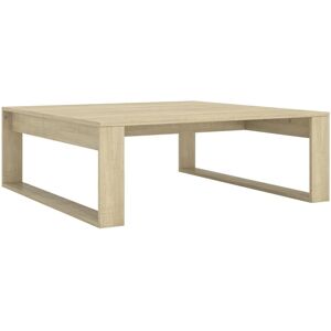vidaXL Sonoma Oak Coffee Table - Stable, Easy to Clean - Living Room vidaXL Sonoma Oak Coffee Table - Stable, Easy to Clean - Living Room