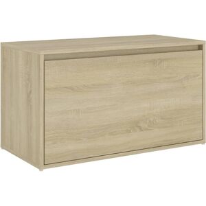vidaXL Hall Bench Sonoma Oak - Hallway Storage Bench vidaXL Hall Bench Sonoma Oak - Hallway Storage Bench