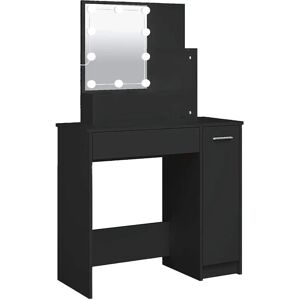 vidaXL Black LED Dressing Table - Dressing Table vidaXL Black LED Dressing Table - Dressing Table