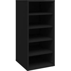vidaXL 1/2x Shoe Bench - Shoe Cabinet – Black - 31.5x35x70 cm vidaXL 1/2x Shoe Bench - Shoe Cabinet – Black - 31.5x35x70 cm